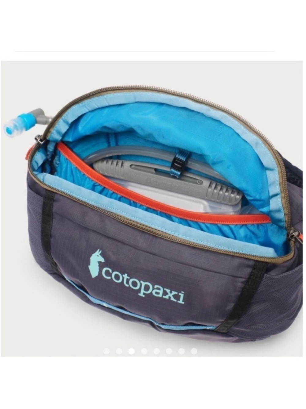 Cotopaxi Lagos 5L Hiking Hydration Hip Pack Graphite Grey NWT Crossbody Bag - Picture 6 of 12